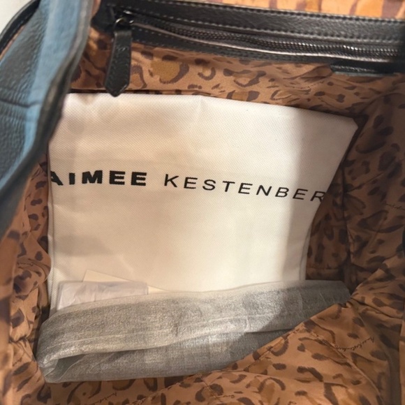 Aimee Kestenberg Let’s Ride Large Convertible Tote Black Leather NWT Dustbag - Picture 8 of 8